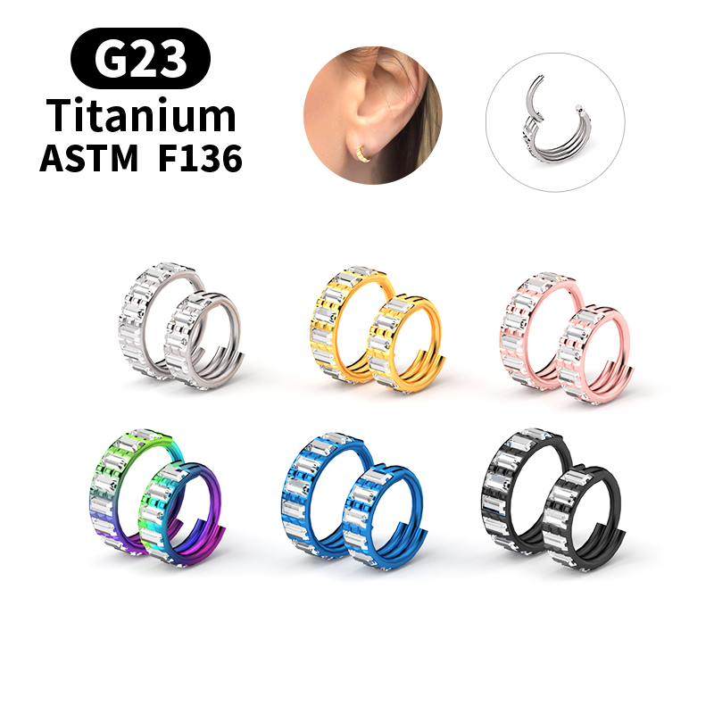 Septum Clicker Ring - Argola Segmentada Articulada de Titânio G23