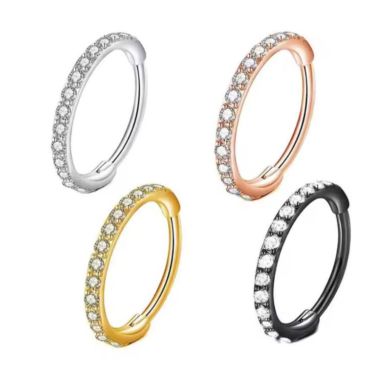 Body Jewelry Nose Ring - Argola de Nariz 16G com Zircônia