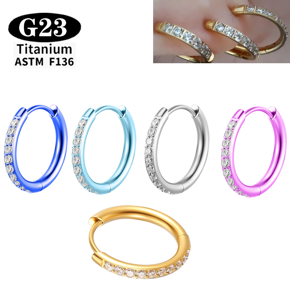 Body Piercing Quality Jewelry - Argola de Titânio ASTM F136 G23