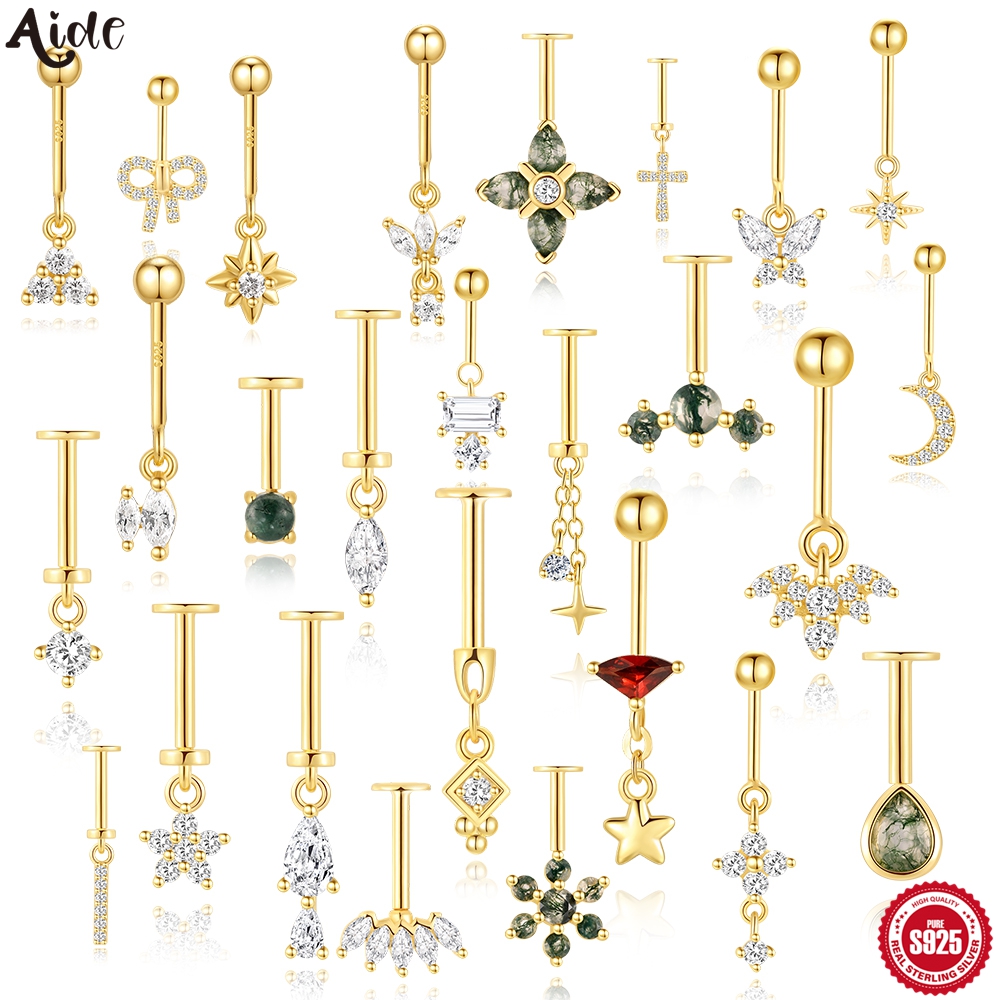 Body Jewelry Labret - Aide Brinco Piercing Labret de Prata