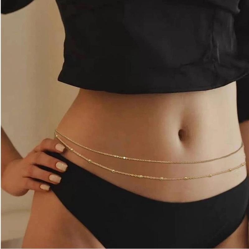 Body Jewelry Waterproof - Corrente de cintura para mulheres, à