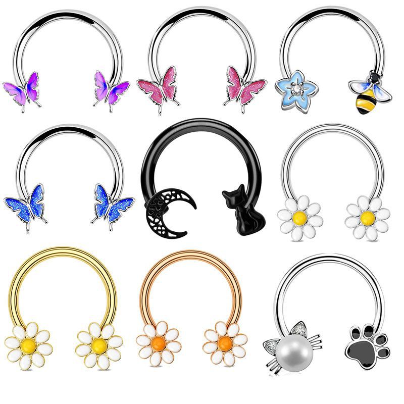 Body Jewelry Nose Ring - Argola de Septo 16G, Joia para