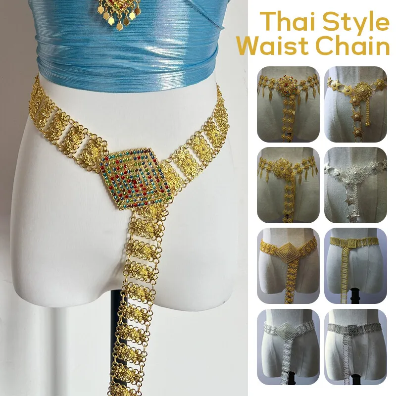 Body Jewelry Dress - 1pc metal tailândia corrente de cintura