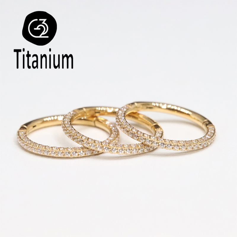 Body Piercing Quality Jewelry - Argolas de Titânio ASTM F136 G23