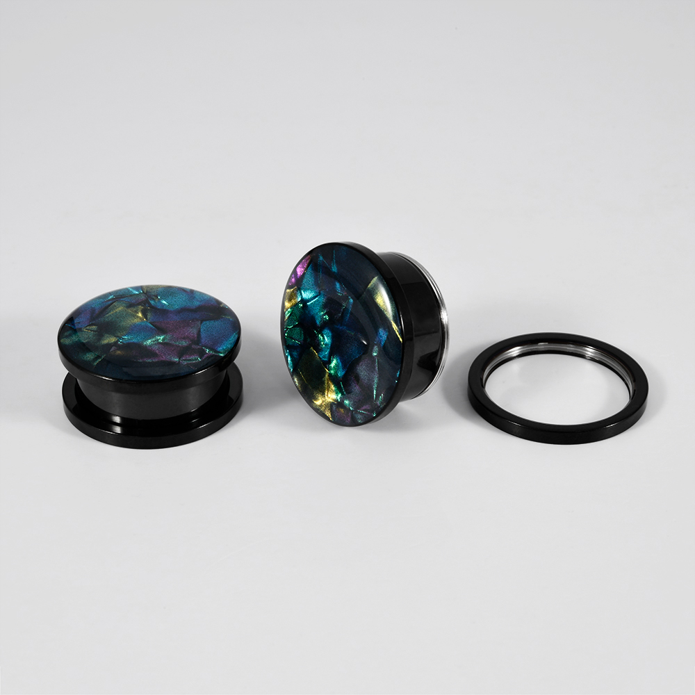 1 peça de aço inoxidável cores - Body Jewelry Tunnels avaliação e preço