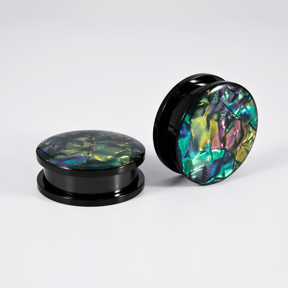 1 peça de aço inoxidável cores - Body Jewelry Tunnels avaliação e preço