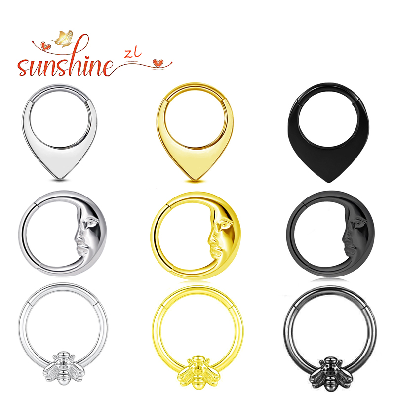 1 peça de aço inoxidável de al - Body Piercing Quality Jewelry avaliação e preço