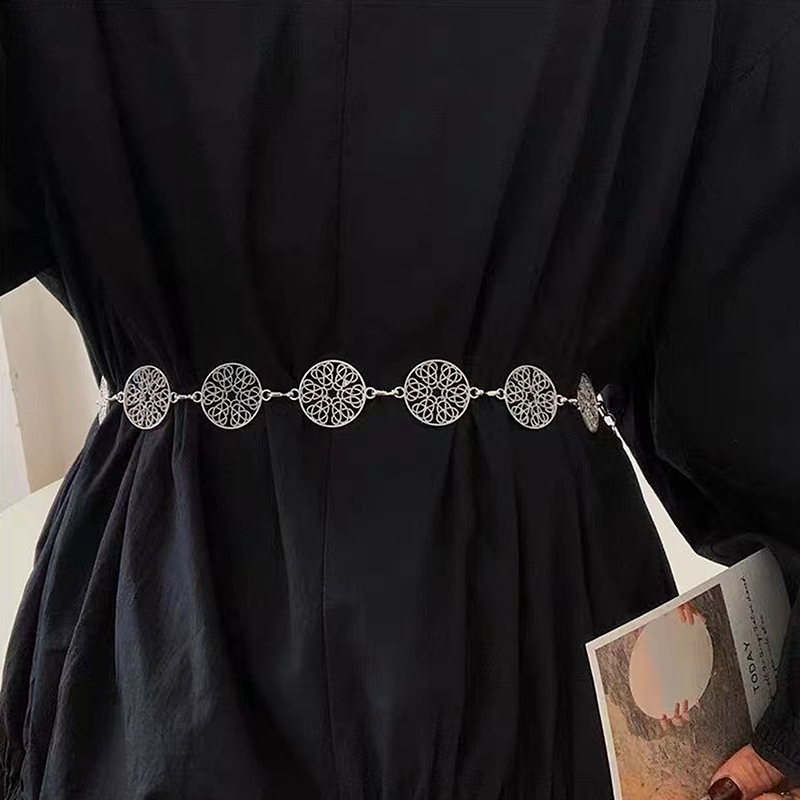 Cinto de metal redondo elegant - Body Jewelry Dress avaliação e preço