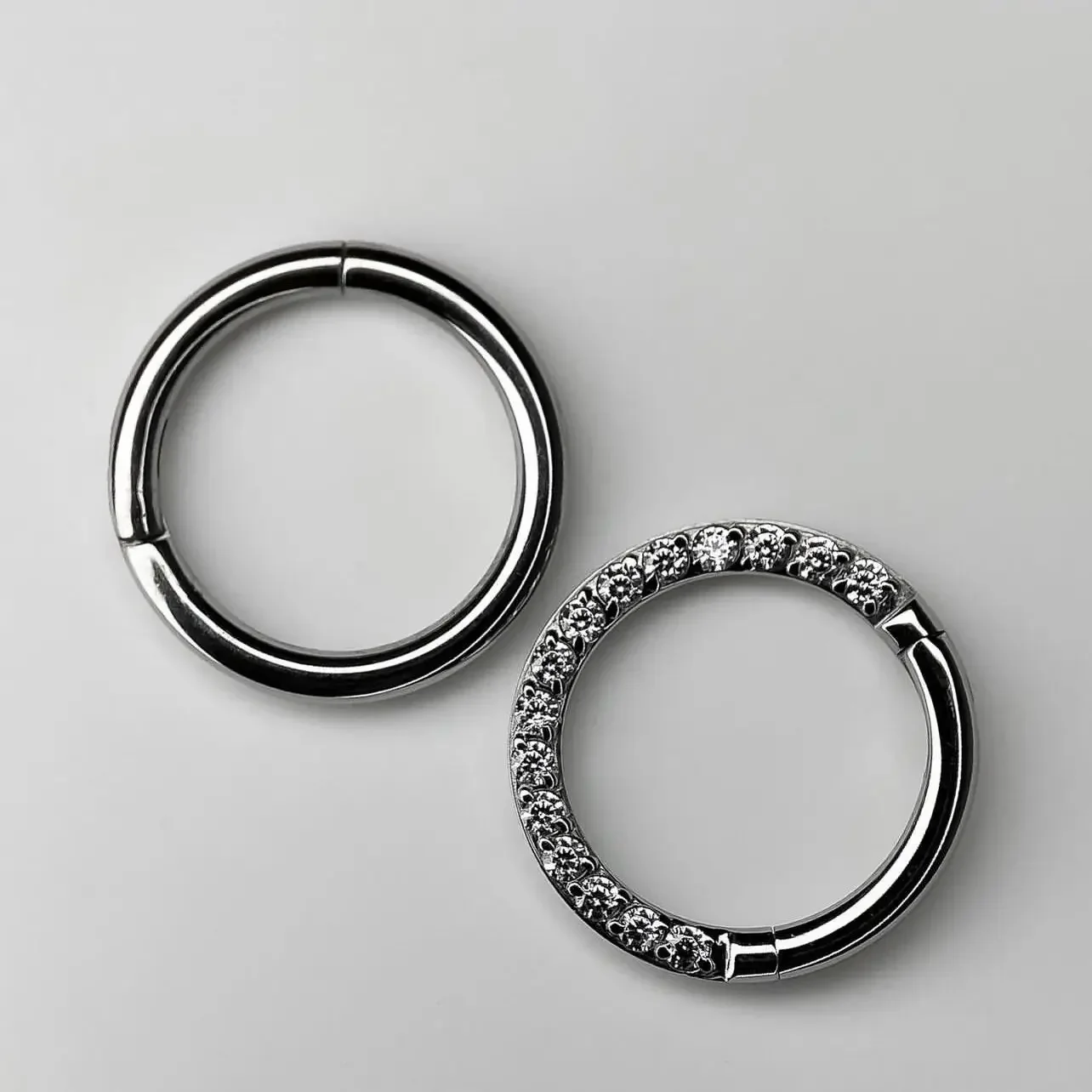 Anel de nariz de titânio g23 1 - Septum Clicker Ring avaliação e preço