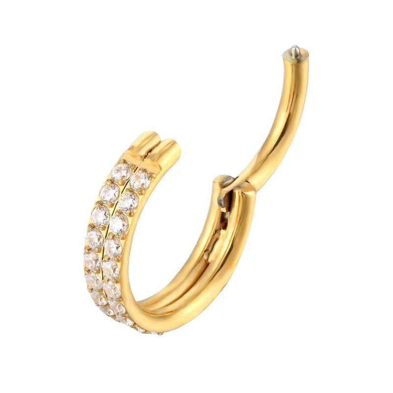 G23 titânio piercing dupla fil - Body Piercing Quality Jewelry avaliação e preço