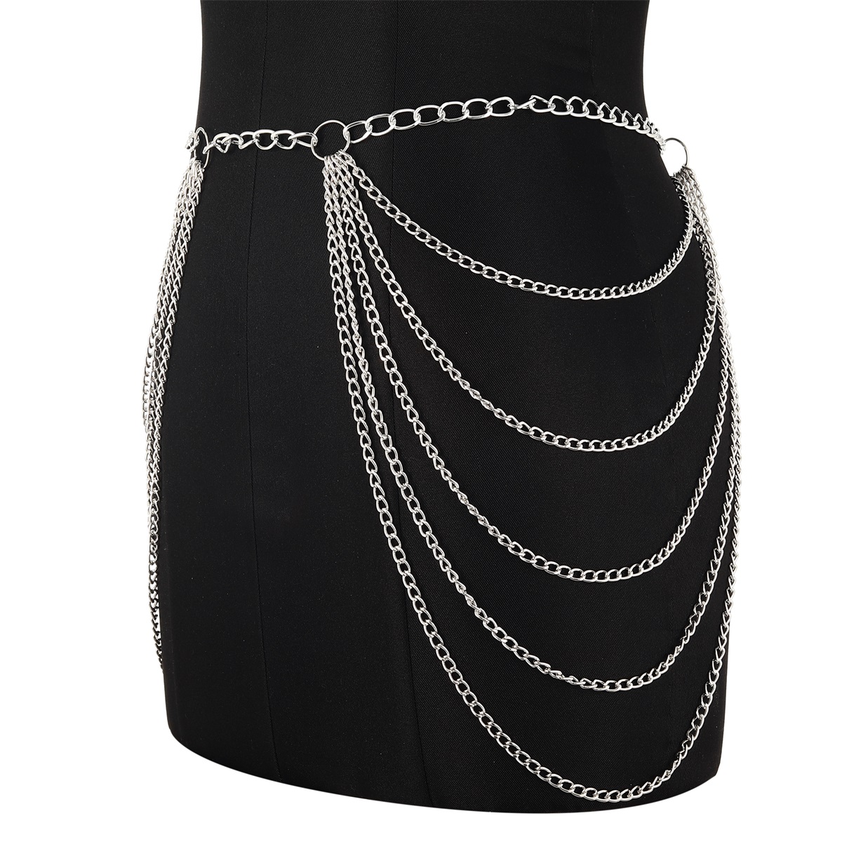 Cinto de corrente de cintura d - Body Jewelry Dress avaliação e preço