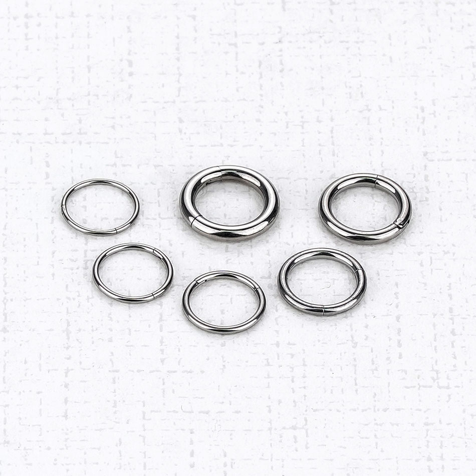 1 peça g23 titânio articulado  - Septum Clicker Ring avaliação e preço