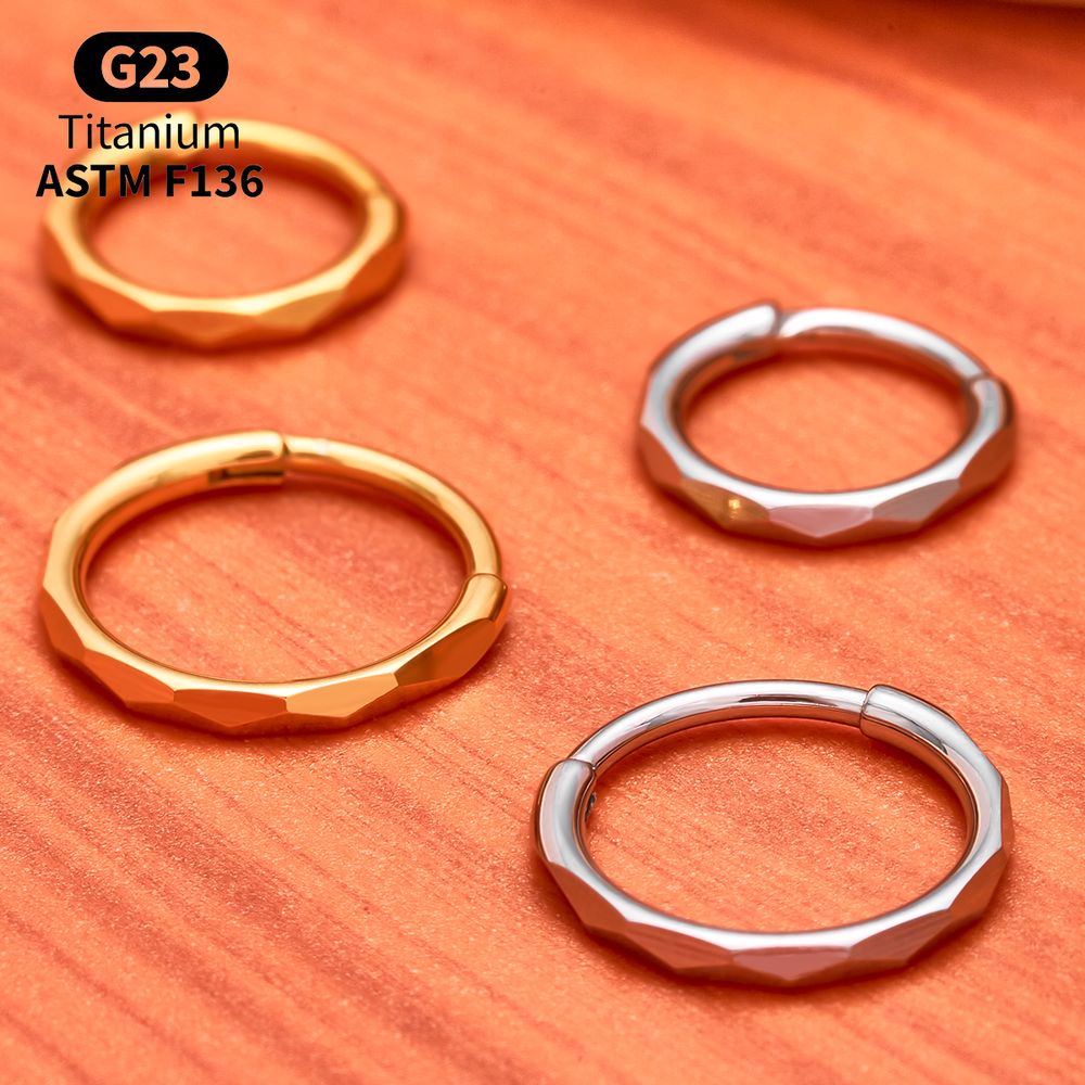 Anel Segmentado de Titânio G23 - Septum Clicker Ring avaliação e preço