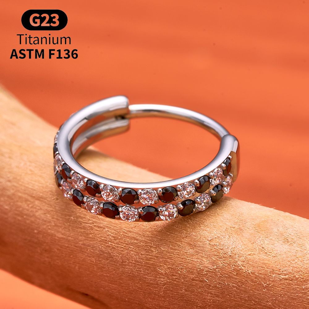Anel Segmentado de Titânio G23 - Septum Clicker Ring avaliação e preço