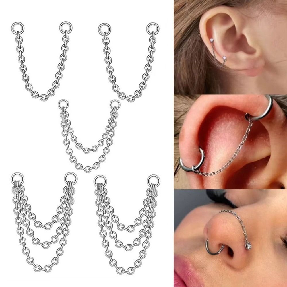 Corrente de Titânio para Nariz - Body Jewelry Labret avaliação e preço