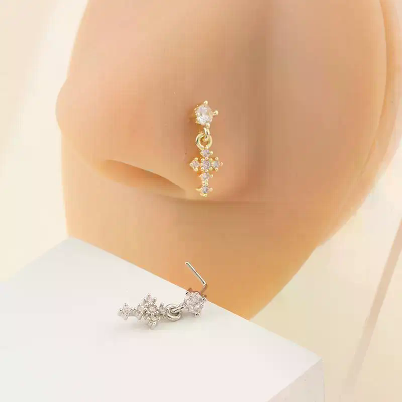 Piercings de nariz pendentes p - Body Jewelry Tunnels avaliação e preço