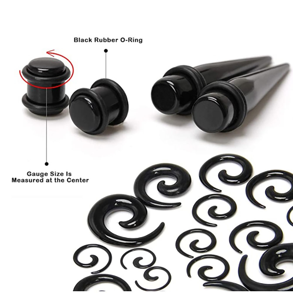 1 conjunto de kit de cone de o - Body Jewelry Tunnels avaliação e preço