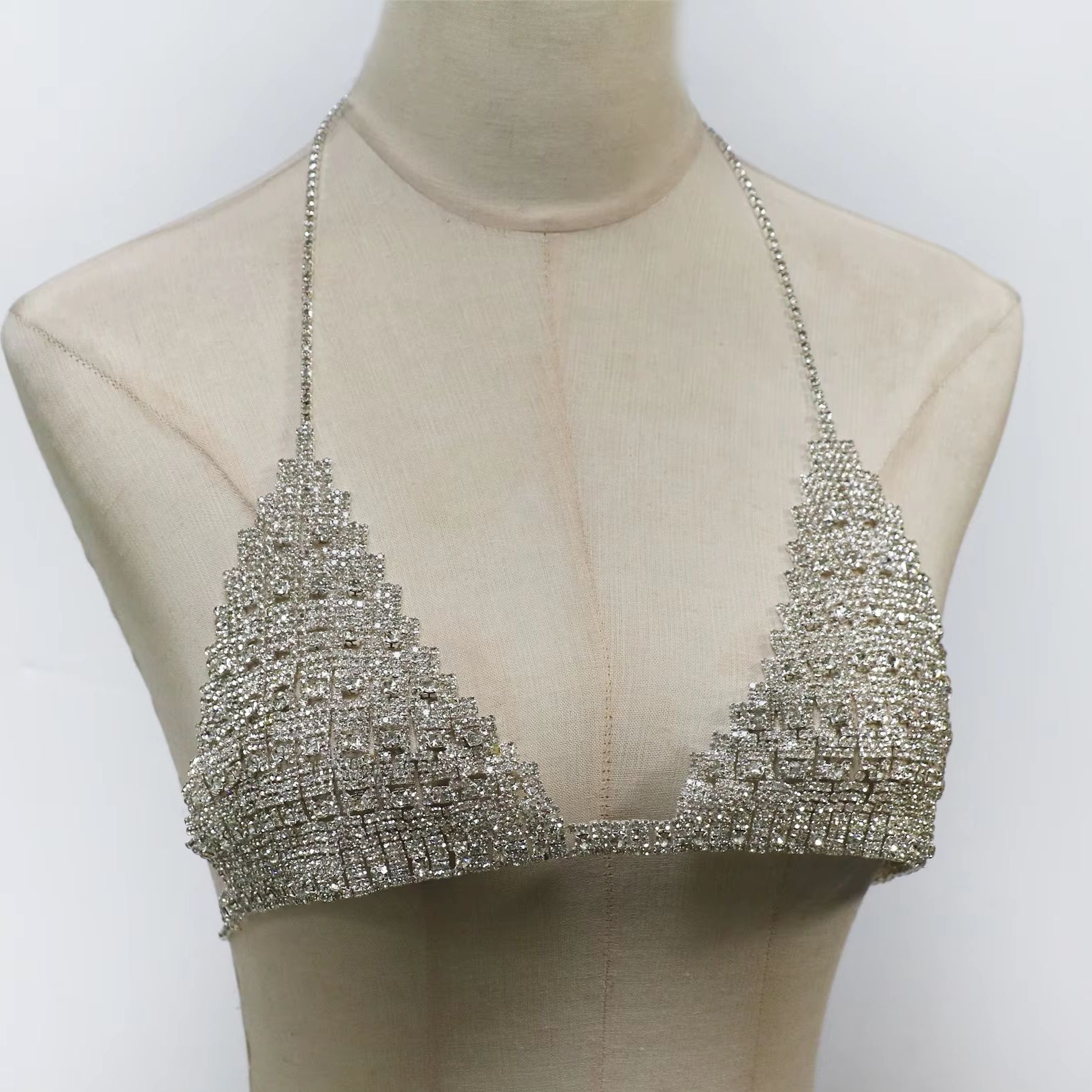 1 Peça Corrente de Corpo Femin - Body Jewelry Chest avaliação e preço