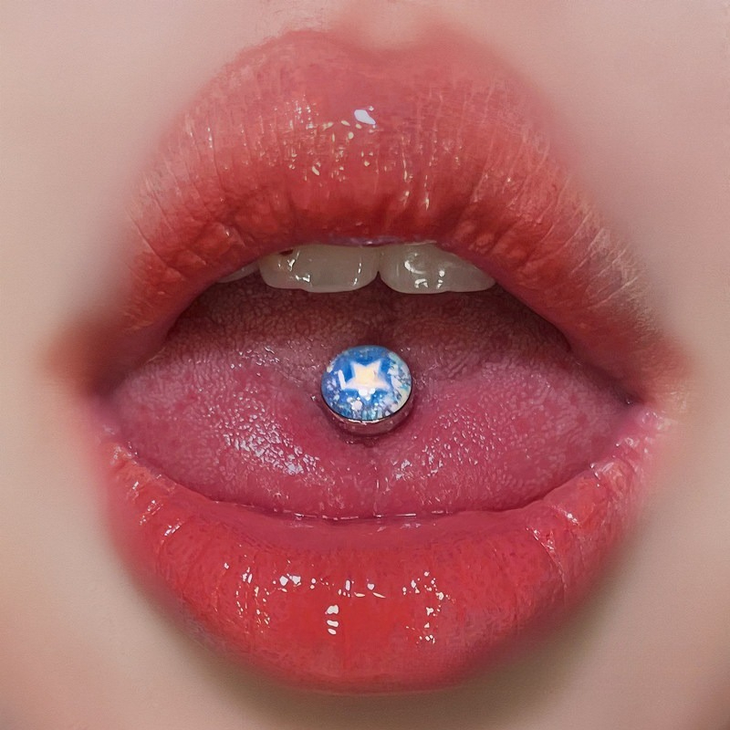1 Peça Novo Piercing de Língua - Body Piercing Quality Jewelry avaliação e preço