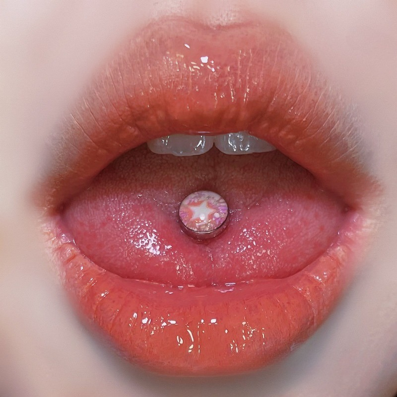 1 Peça Novo Piercing de Língua - Body Piercing Quality Jewelry avaliação e preço