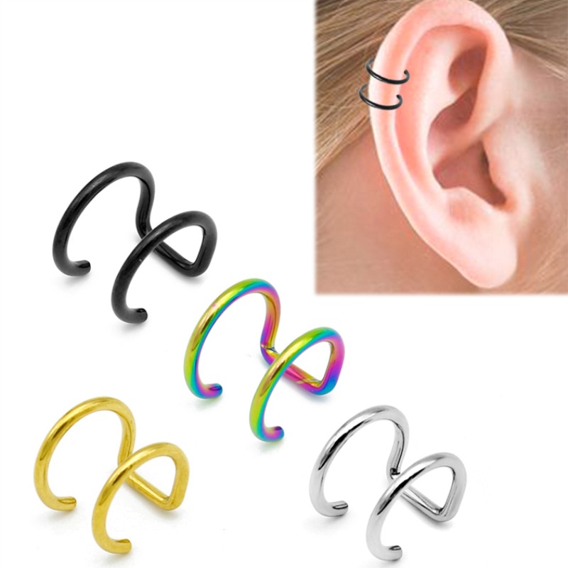 2 Peças de Brincos de Pressão  - Body Jewelry Labret avaliação e preço