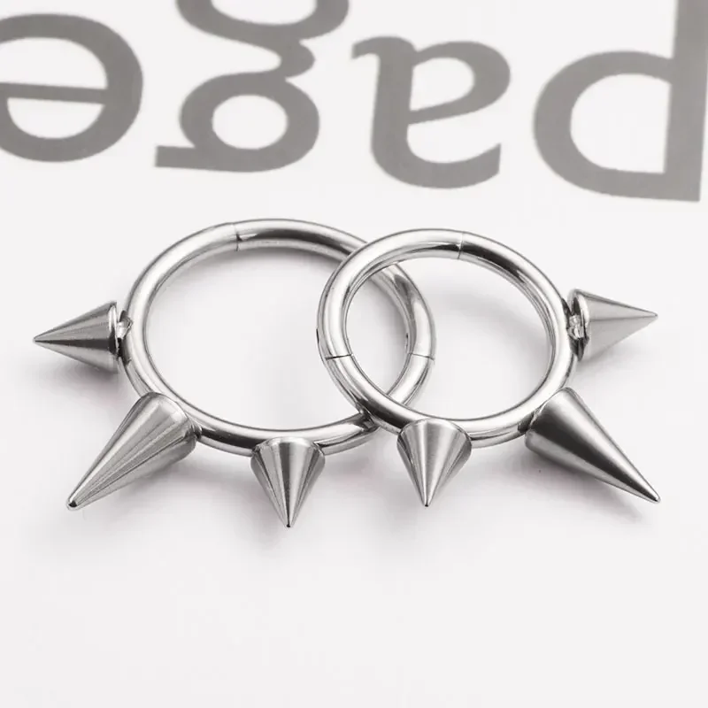 Piercing de nariz de titânio g - Septum Clicker Ring avaliação e preço
