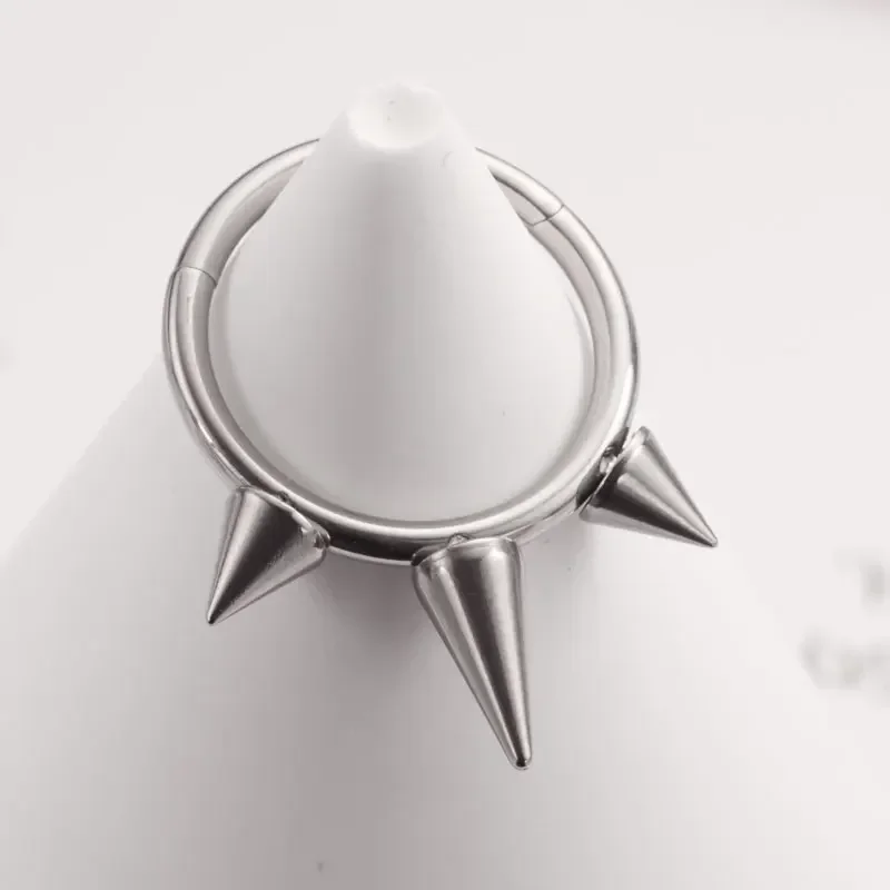 Piercing de nariz de titânio g - Septum Clicker Ring avaliação e preço
