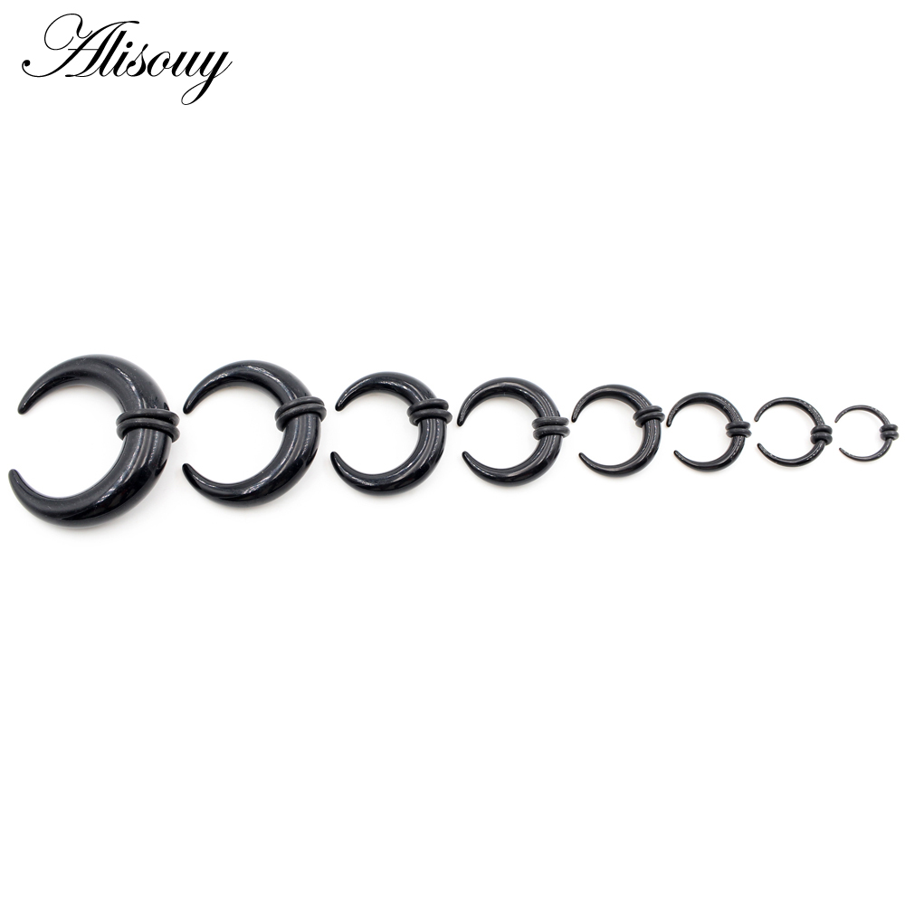 2 peças acrílico c sahpe chifr - Septum Clicker Ring avaliação e preço