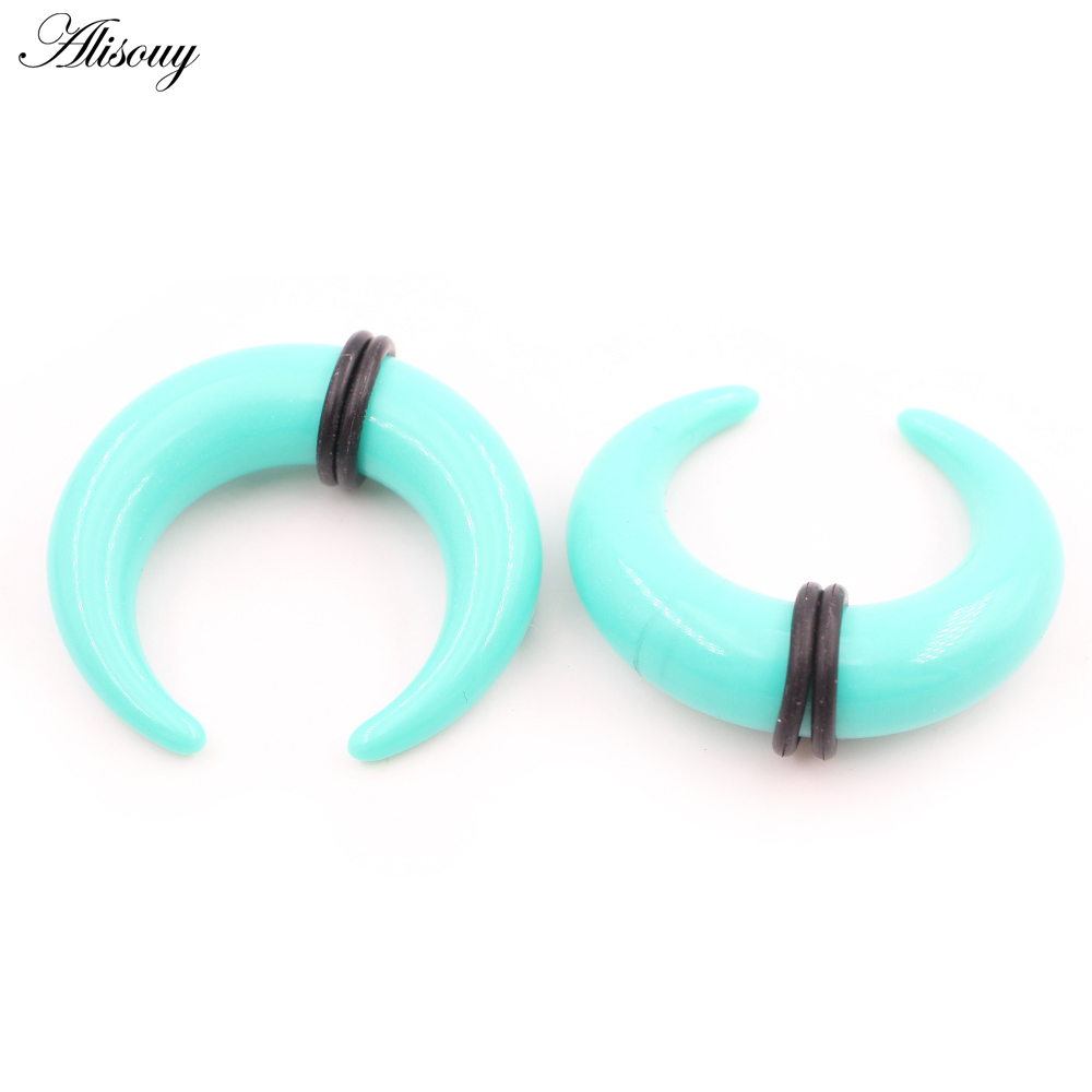 2 peças acrílico c sahpe chifr - Septum Clicker Ring avaliação e preço