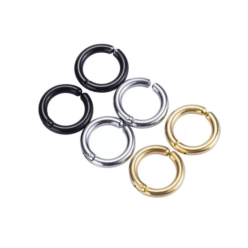 2/6 peças brincos de argola fa - Body Jewelry Tunnels avaliação e preço