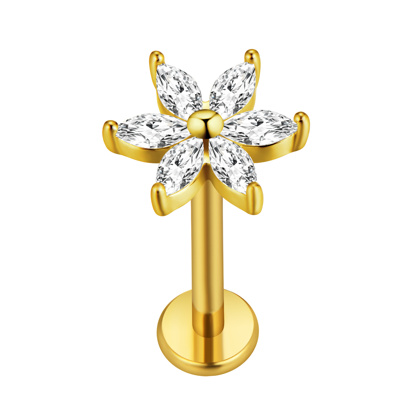 Folha de bordo labret piercing - Body Jewelry Labret avaliação e preço
