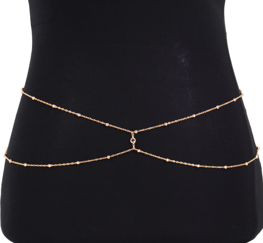 Correntes de barriga frisadas  - Body Jewelry Chest avaliação e preço