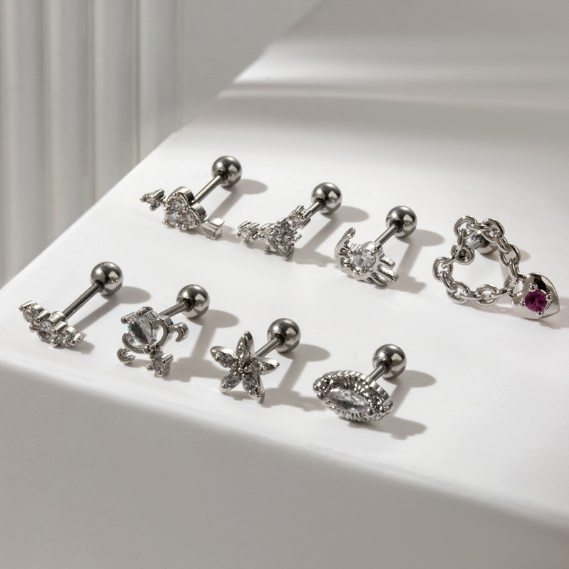Brincos de Titânio G23 para Mu - Body Jewelry Labret avaliação e preço