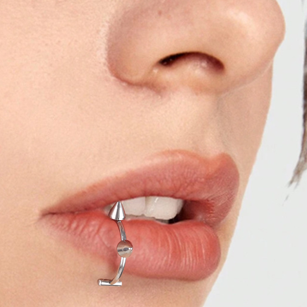 Aço Inoxidável C Em Forma Fake - Body Jewelry Labret avaliação e preço