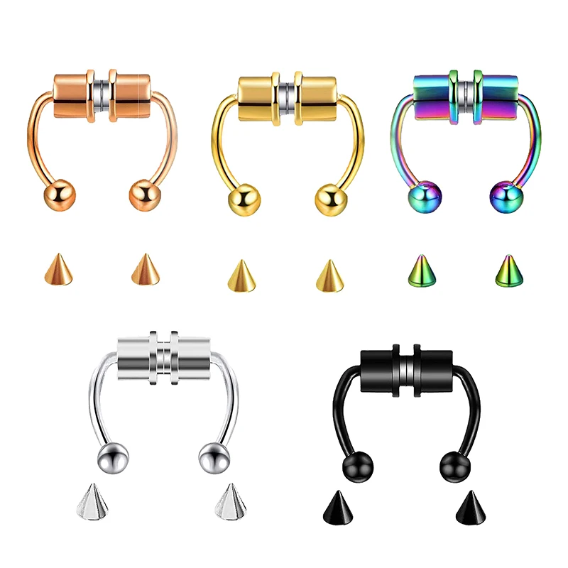 Piercing falso anel de nariz a - Body Jewelry Nose Ring avaliação e preço