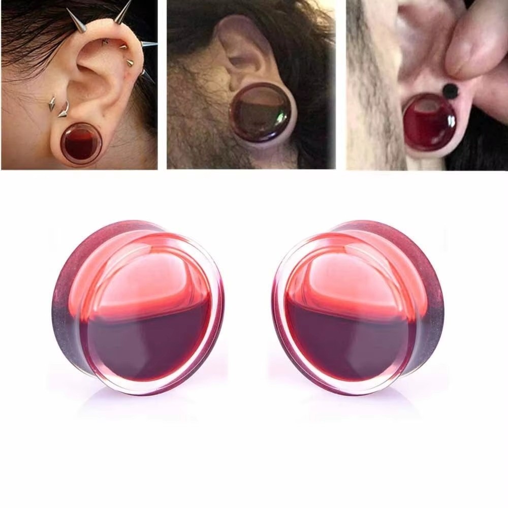 Piercing de Orelha Duplo em Ac - Body Jewelry Tunnels avaliação e preço