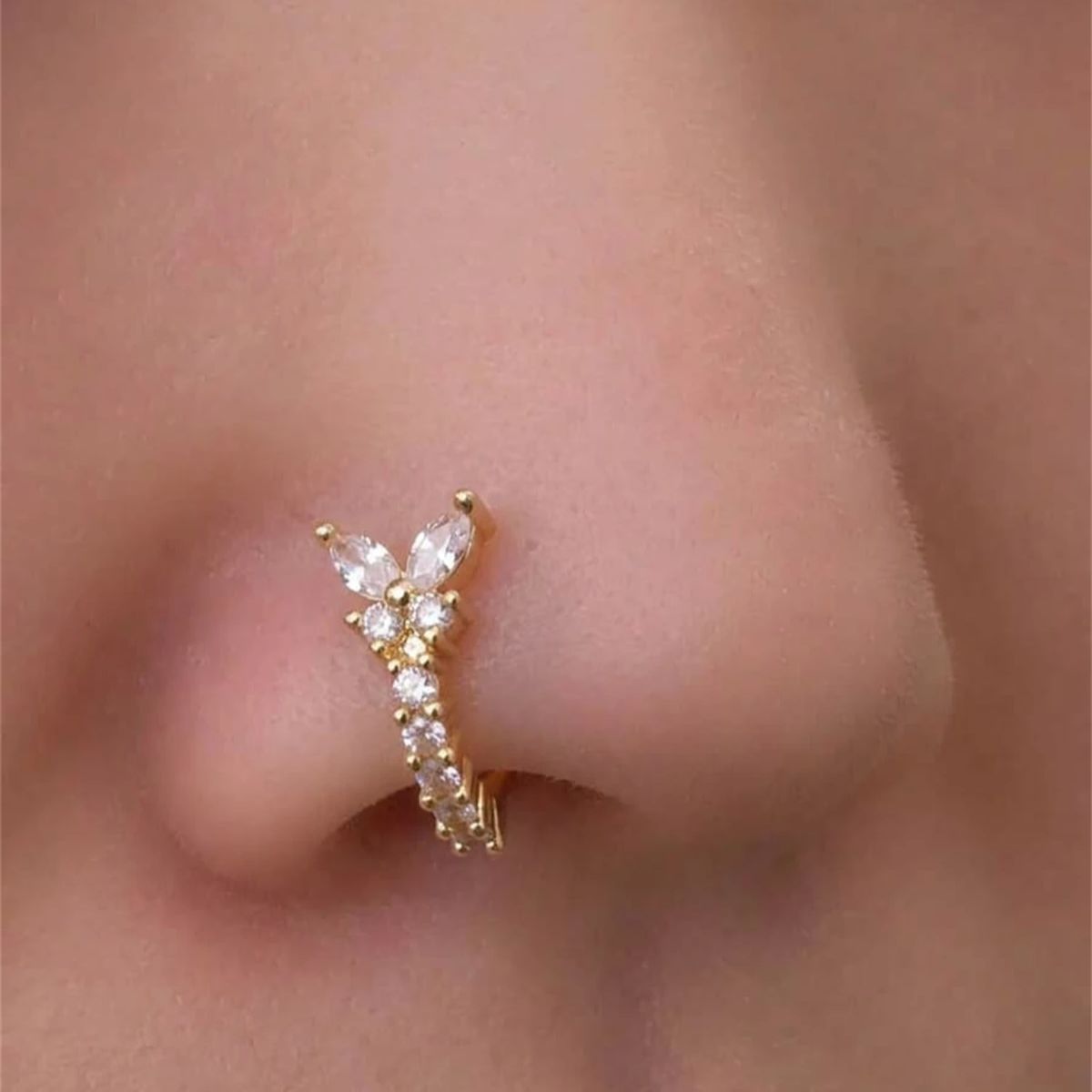 Clipe de Nariz em Formato Y Se - Body Jewelry Nose Ring avaliação e preço