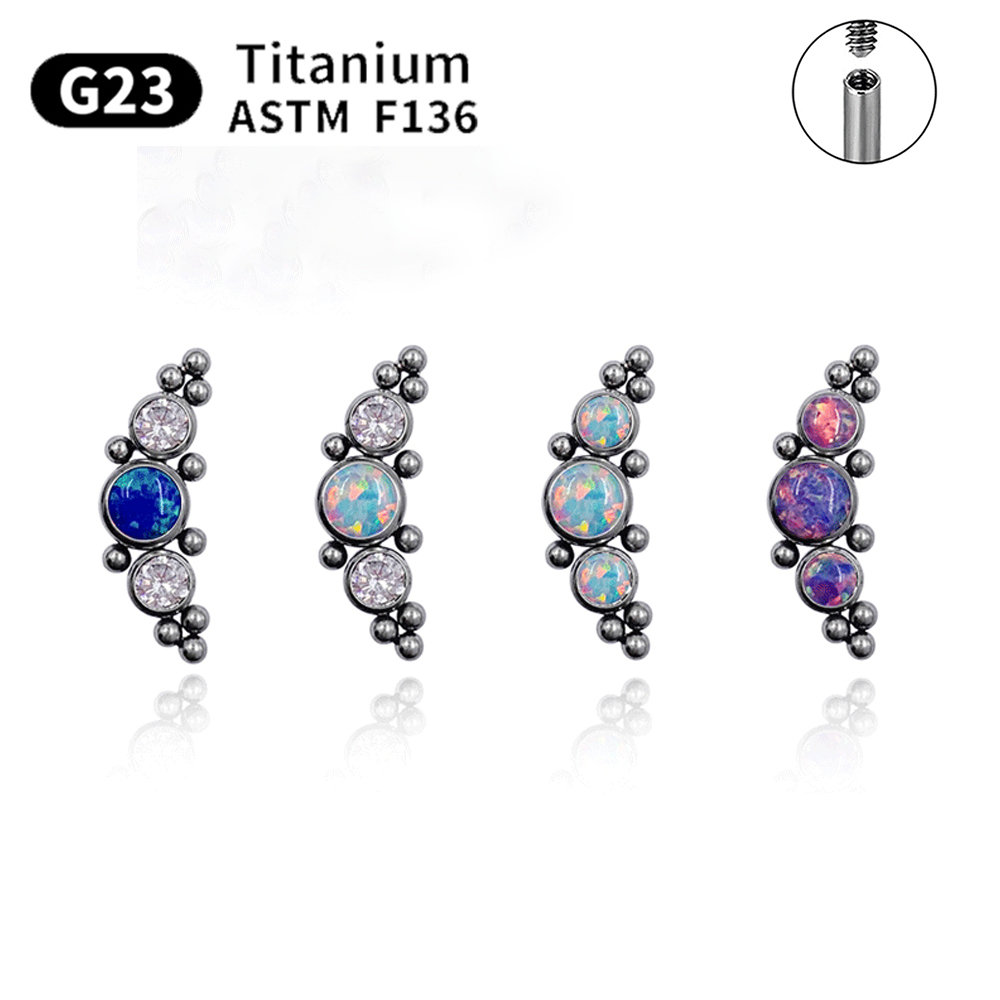 Brincos de Titânio G23 para Mu - Body Jewelry Labret avaliação e preço