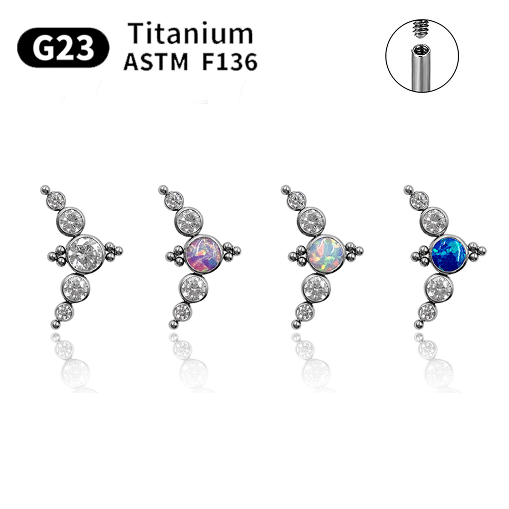 Brincos de Titânio G23 para Mu - Body Jewelry Labret avaliação e preço