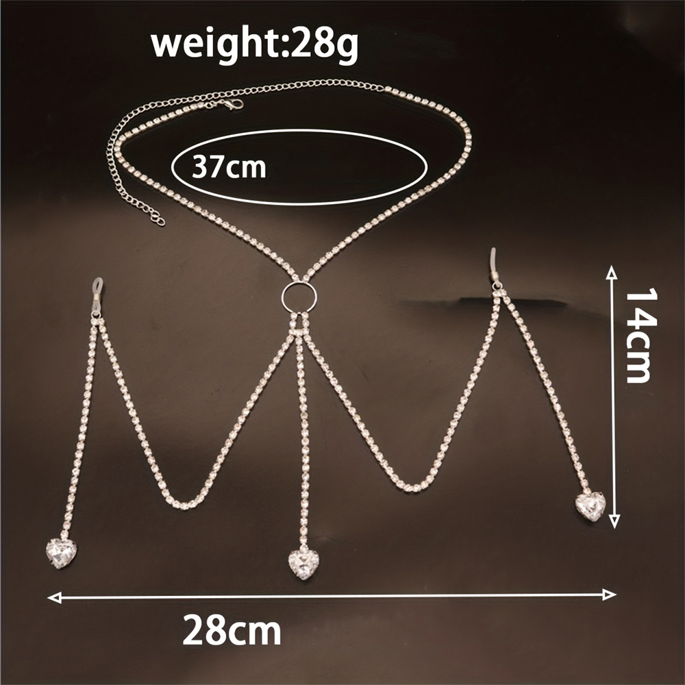 Corrente Do Corpo Em Forma De  - Body Jewelry Chest avaliação e preço