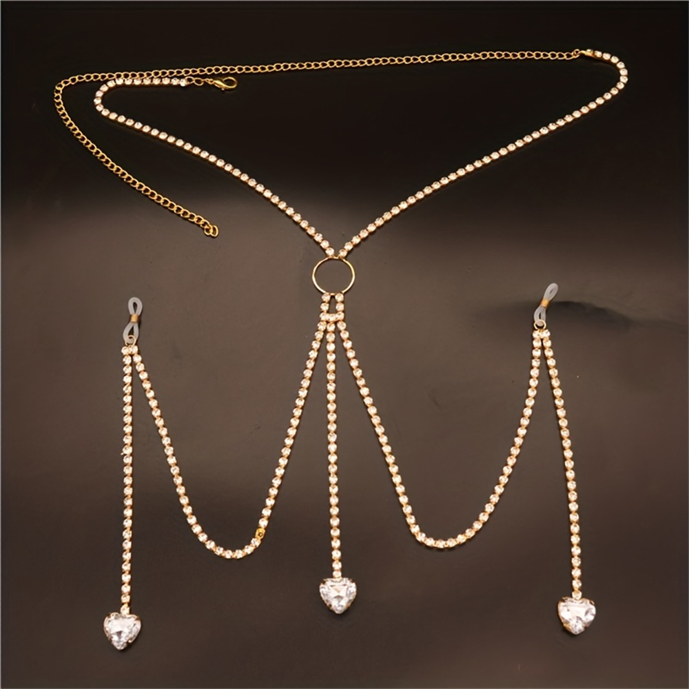 Corrente Do Corpo Em Forma De  - Body Jewelry Chest avaliação e preço