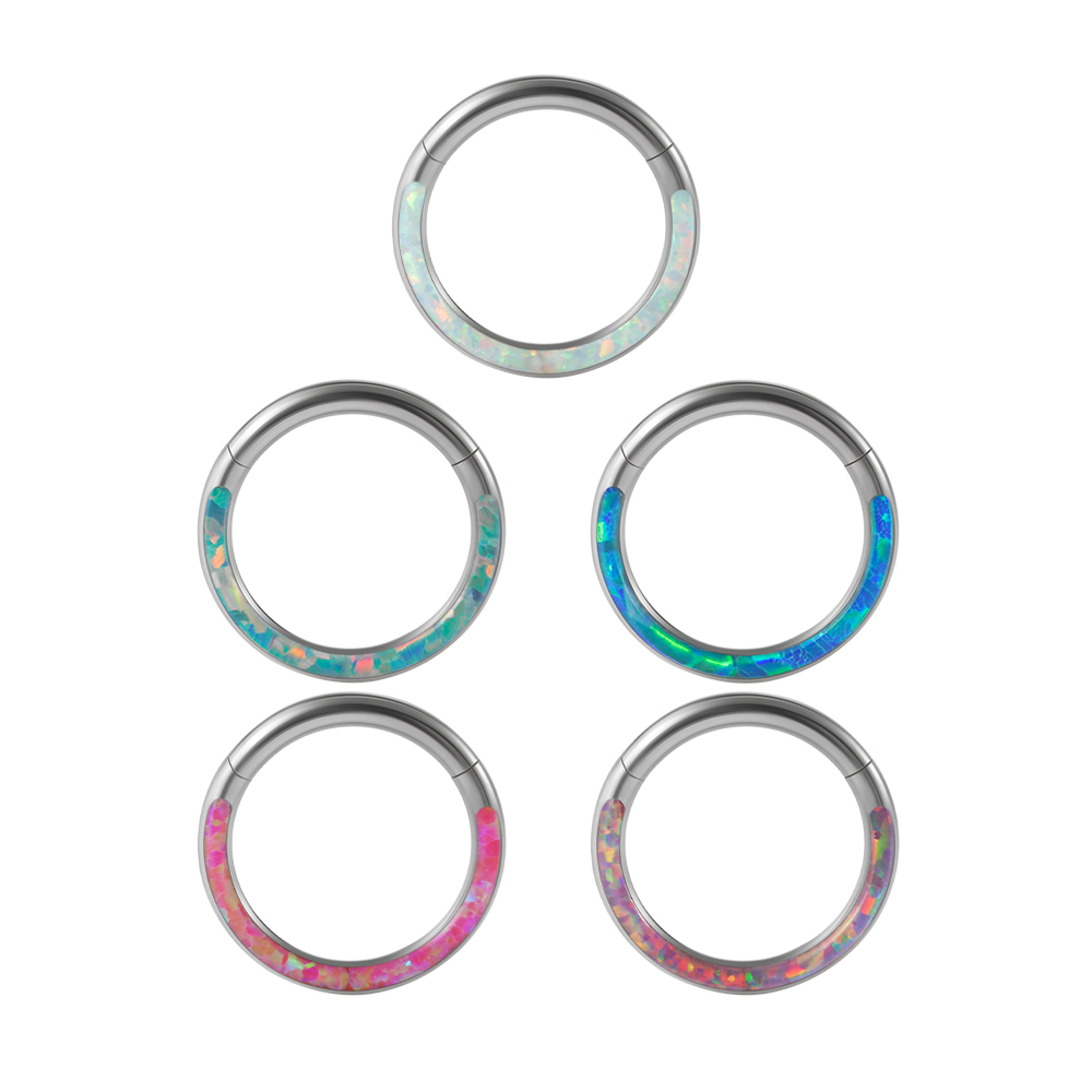 1 peça de aço cirúrgico opala  - Body Piercing Quality Jewelry avaliação e preço