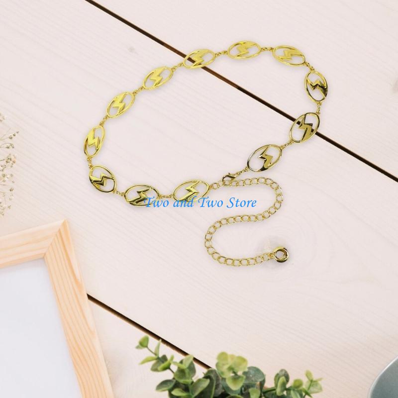 Hx6f corrente cintura com relâ - Body Jewelry Dress avaliação e preço