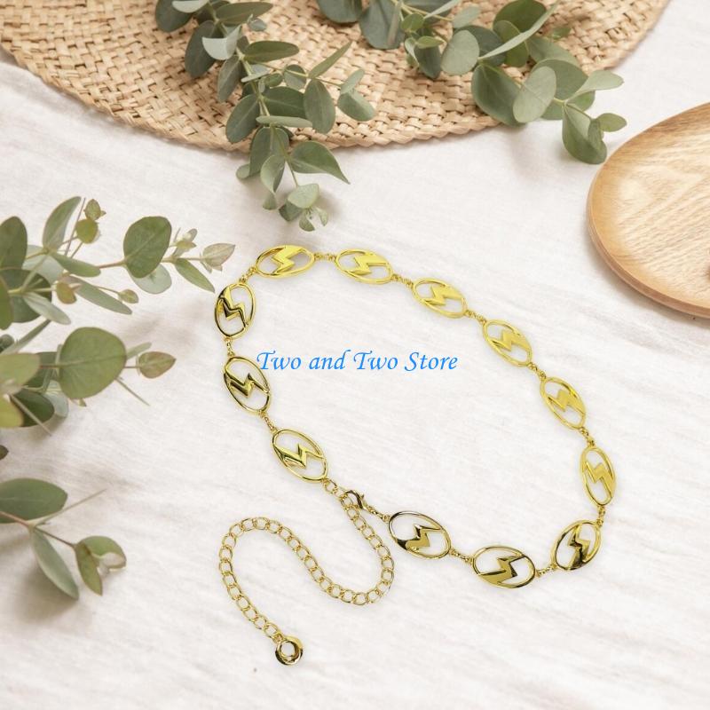 Hx6f corrente cintura com relâ - Body Jewelry Dress avaliação e preço