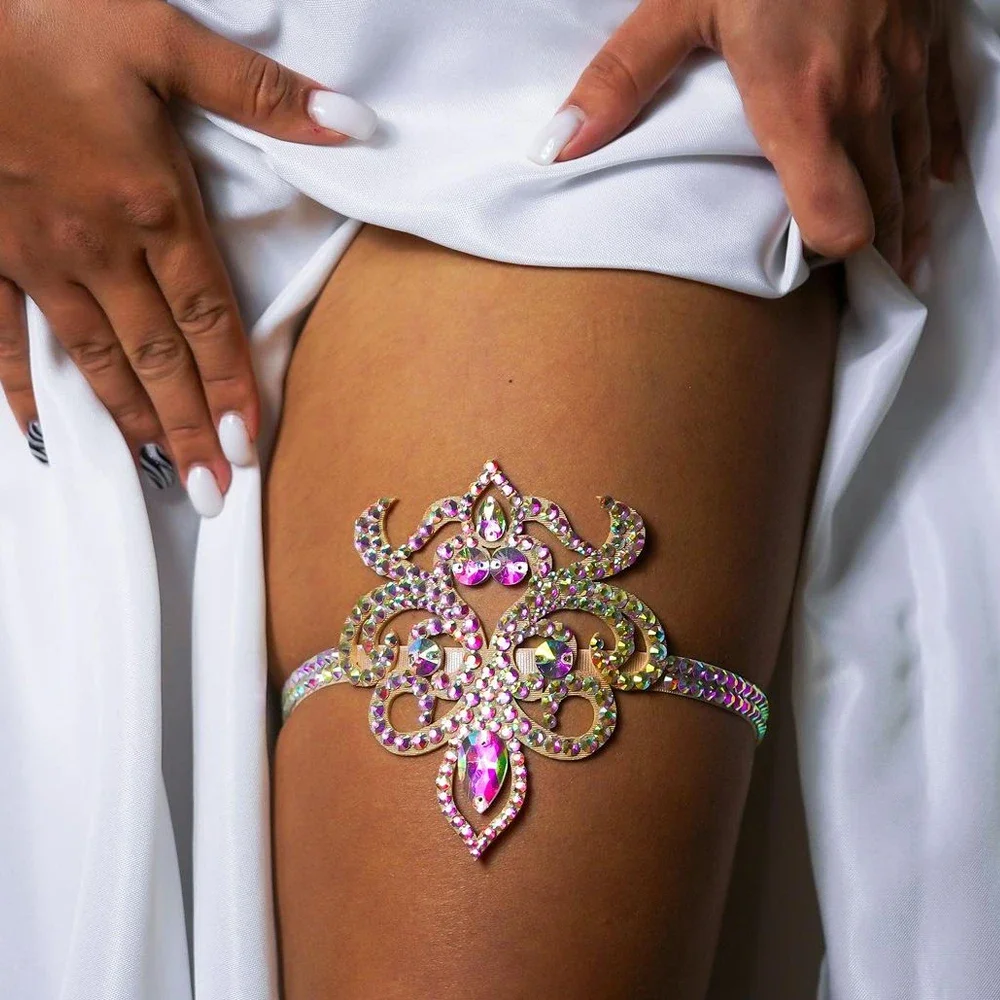 Elegante Boho Oco Coxa Cadeia  - Body Jewelry Dress avaliação e preço