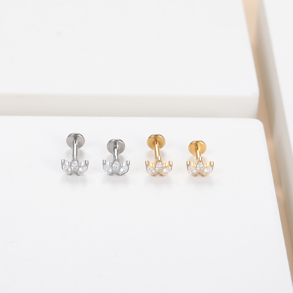 1pc labret piercing titânio lá - Body Jewelry Labret avaliação e preço