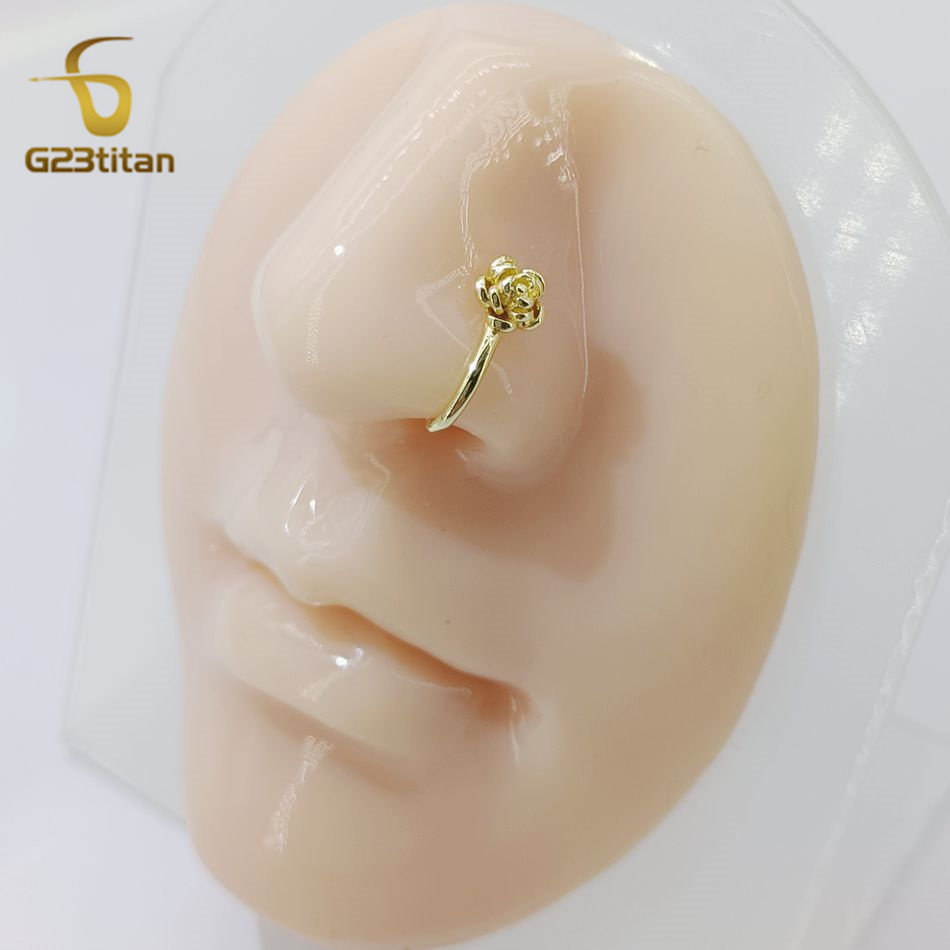 1 peça Clipe de Nariz em Cobre - Body Jewelry Nose Ring avaliação e preço