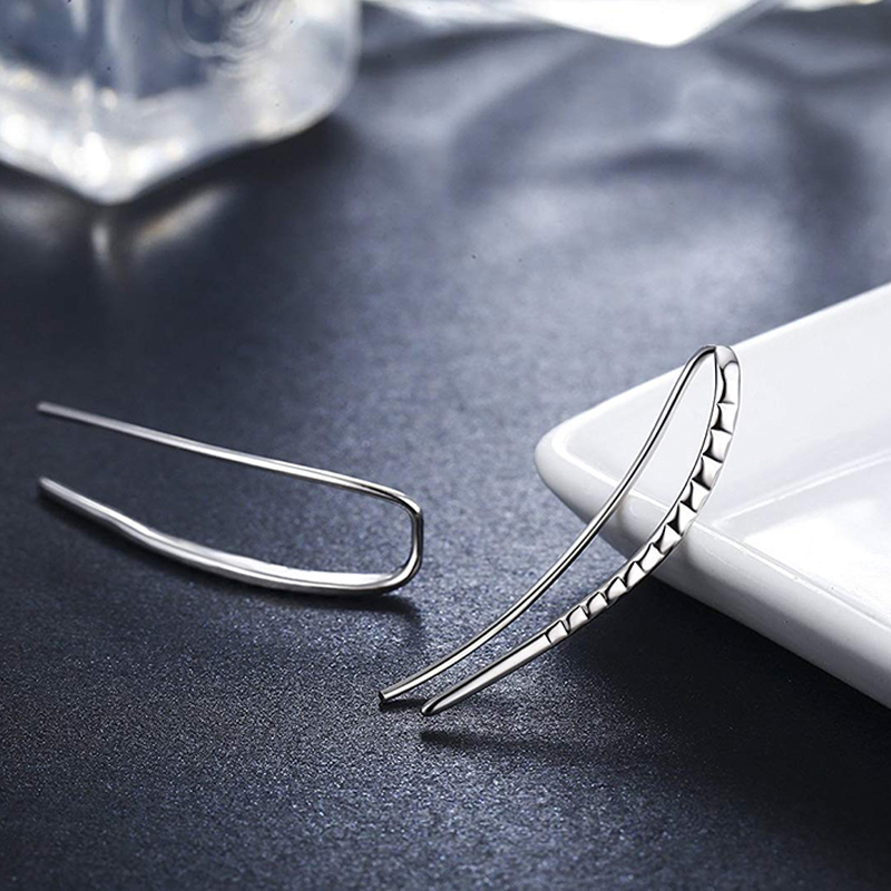 Cubic Zirconia Ear Crawlers pa - Body Piercing Quality Jewelry avaliação e preço
