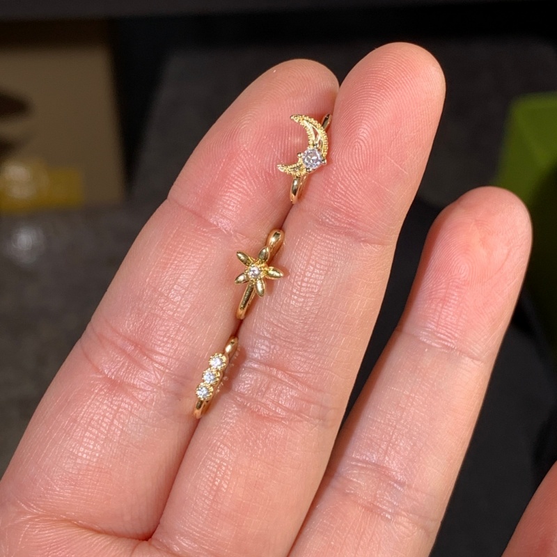 Conjunto de 3 clipes de nariz  - Body Jewelry Nose Ring avaliação e preço