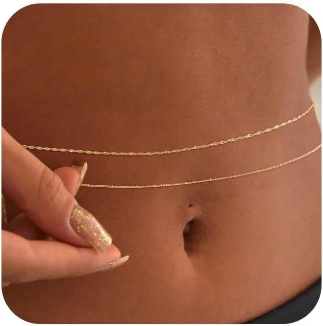 14k banhado a ouro 26-33 Poleg - Body Jewelry Waterproof avaliação e preço